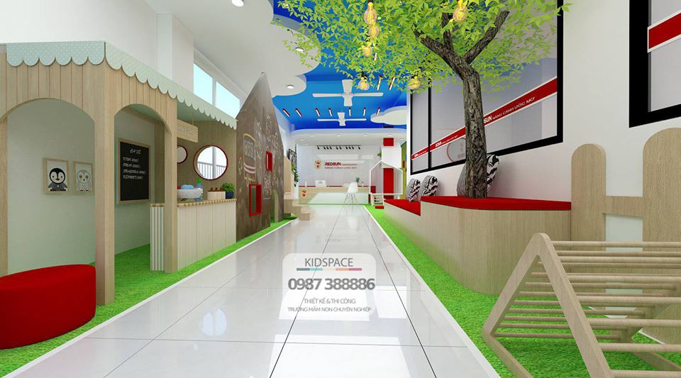 thiết kế mầm non đẹp